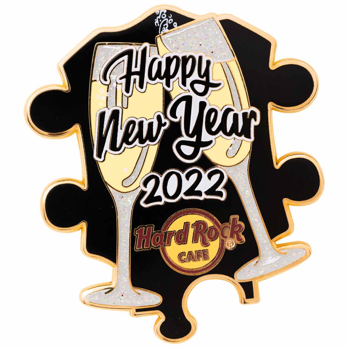 New Year's 2022 Guitar Puzzle Pin Series image number 2